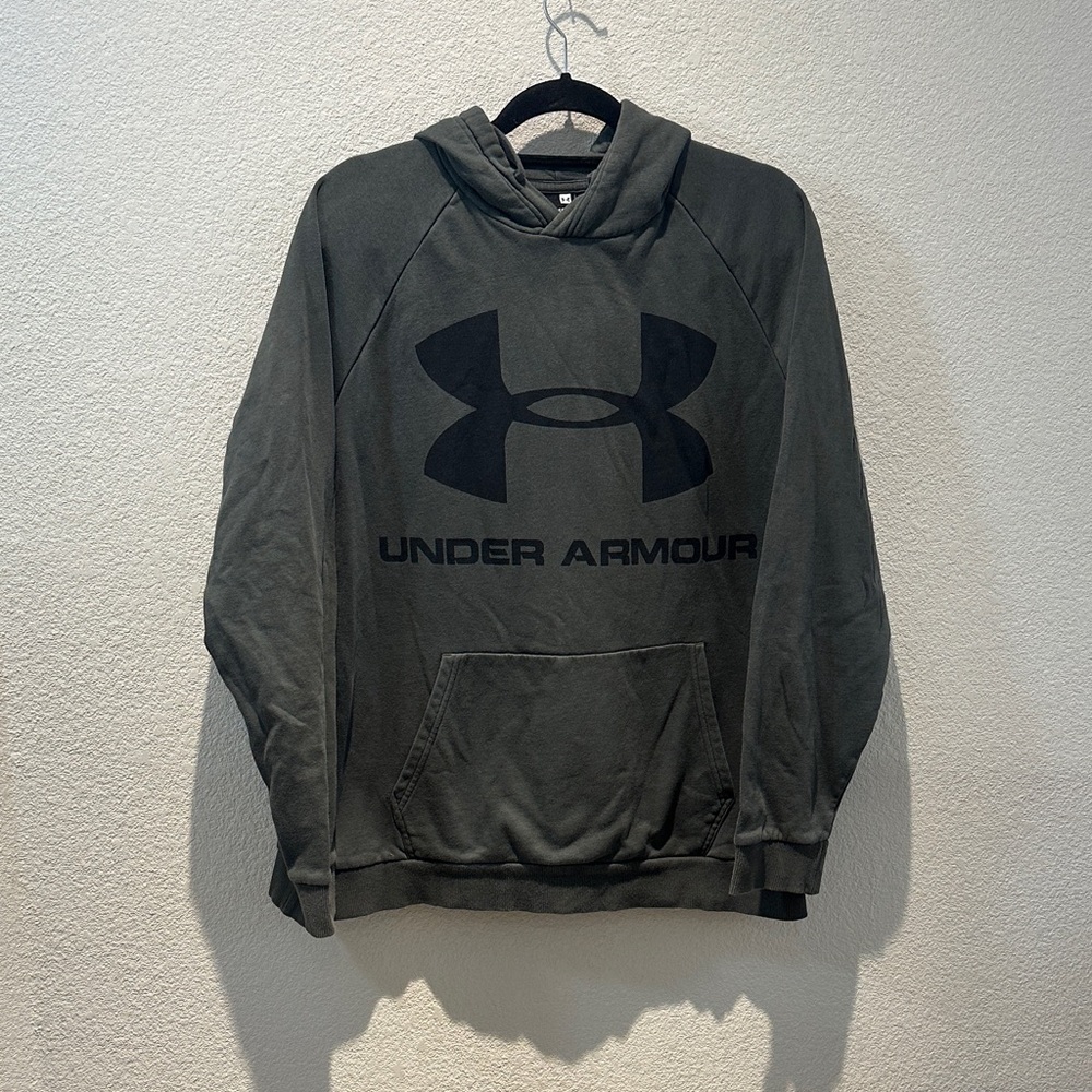 Under Armour Men's Crewneck Hoodie in Olive Size XL